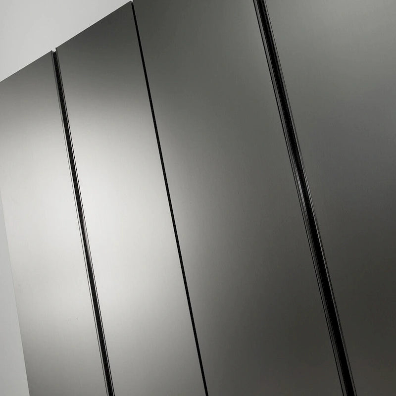 Série Meuble de Rangement Utilitaire en Bois Métallique Gris / Série Armoire Murale de Rangement Utilitaire en Bois