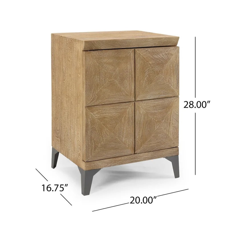 Meuble artisanal en bois de manguier
