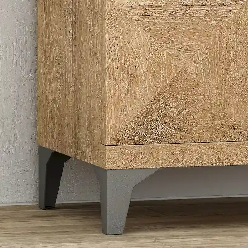 Meuble artisanal en bois de manguier