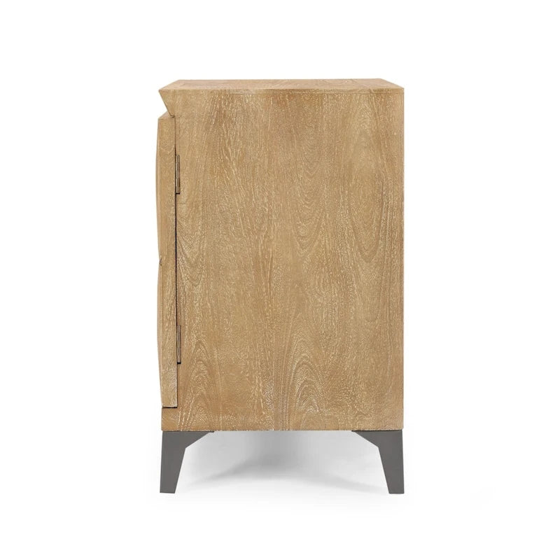 Meuble artisanal en bois de manguier