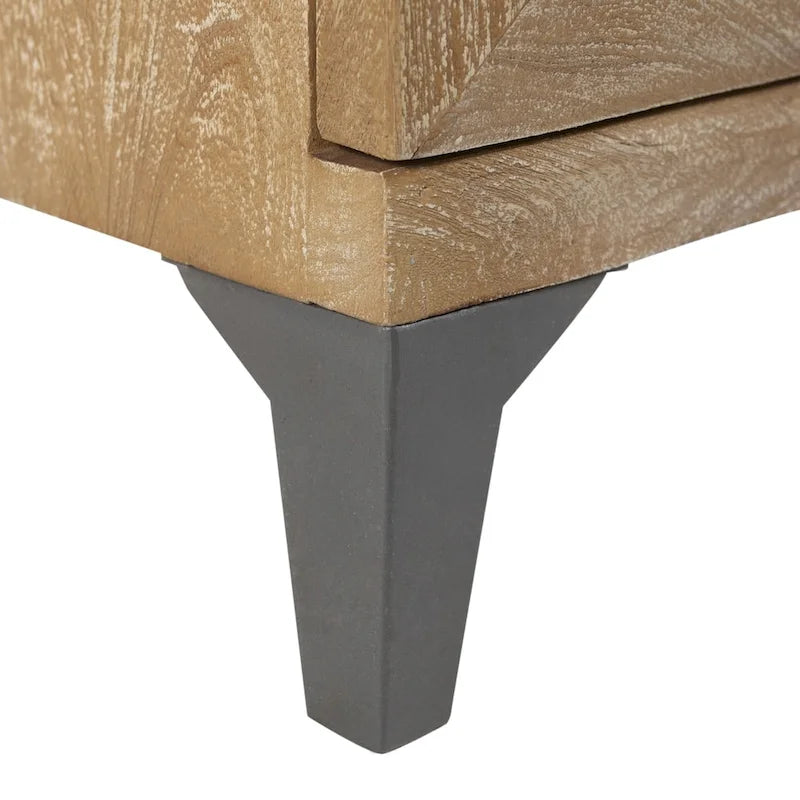 Meuble artisanal en bois de manguier