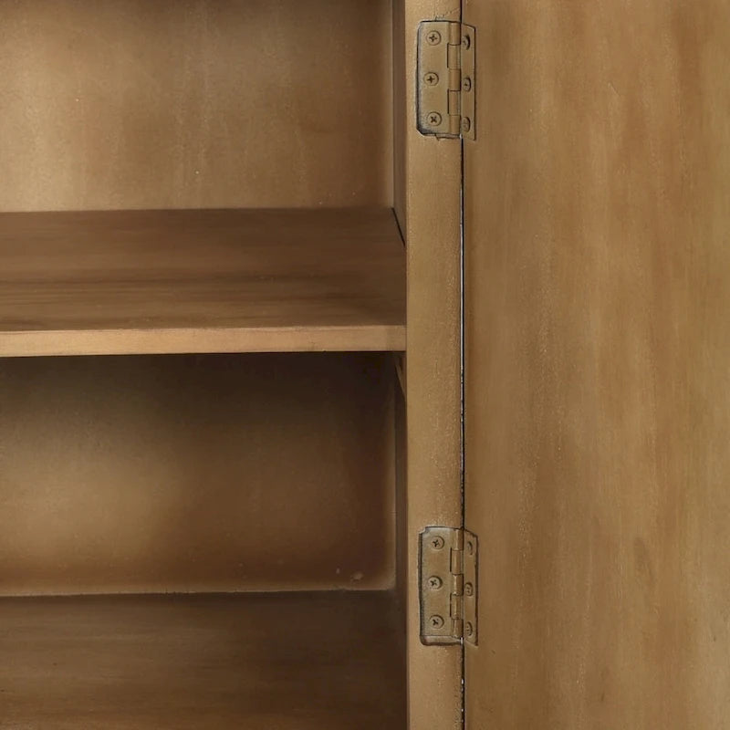 Meuble artisanal en bois de manguier