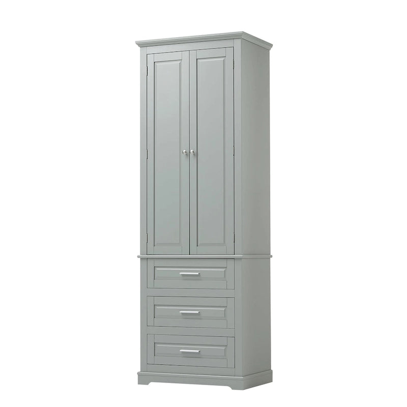 Meuble de salle de bain autoportant à 3 tiroirs de 24 x 15,7 x 70