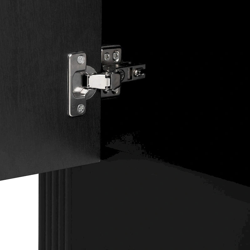 Meuble de rangement moderne à 4 portes en bois, buffet pour salon, entrée, couloir - N/A