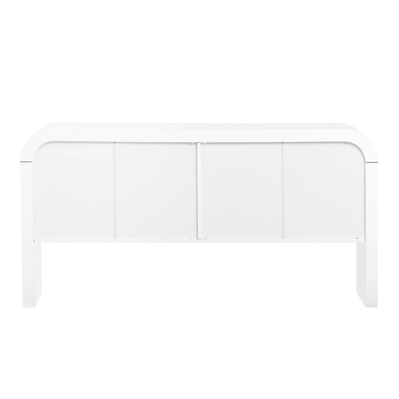 Meuble de rangement moderne à 4 portes en bois, buffet pour salon, entrée, couloir - N/A