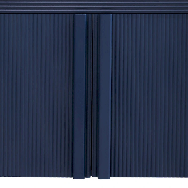 Meuble de rangement moderne à 4 portes en bois, buffet pour salon, entrée, couloir - N/A
