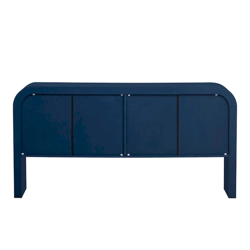 Meuble de rangement moderne à 4 portes en bois, buffet pour salon, entrée, couloir - N/A