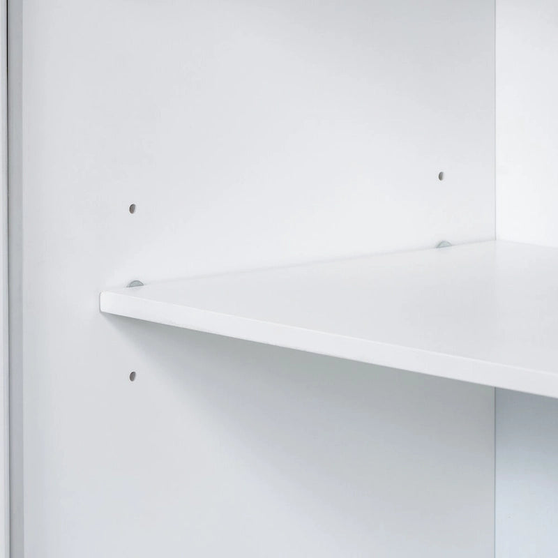 Meuble bas moderne à 4 portes avec étagères réglables