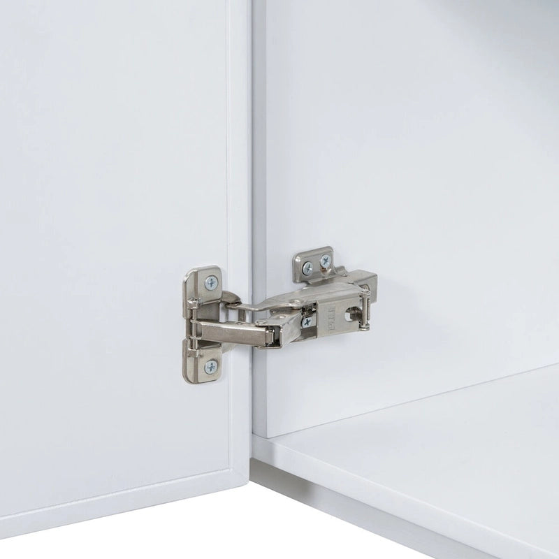 Meuble bas moderne à 4 portes avec étagères réglables