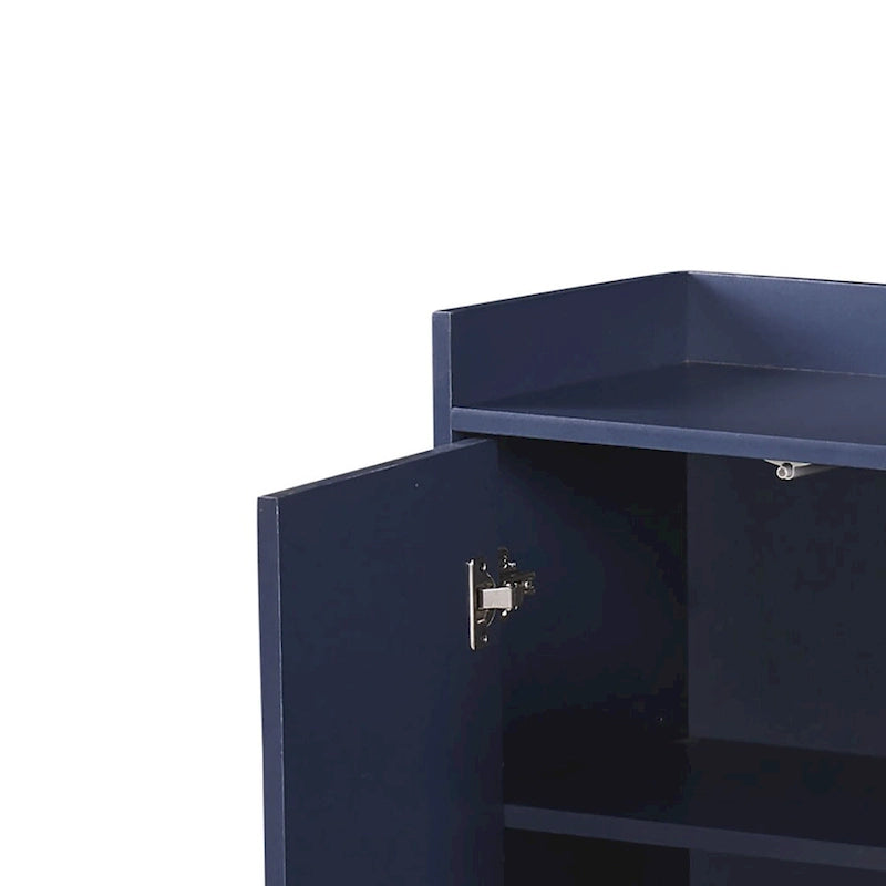 Buffet bas autoportant en bois au design minimaliste avec pieds en métal