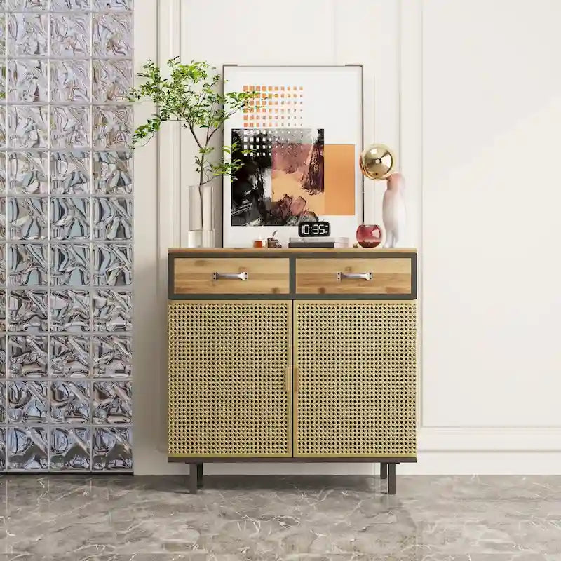 Buffet moderne avec tiroirs et portes
