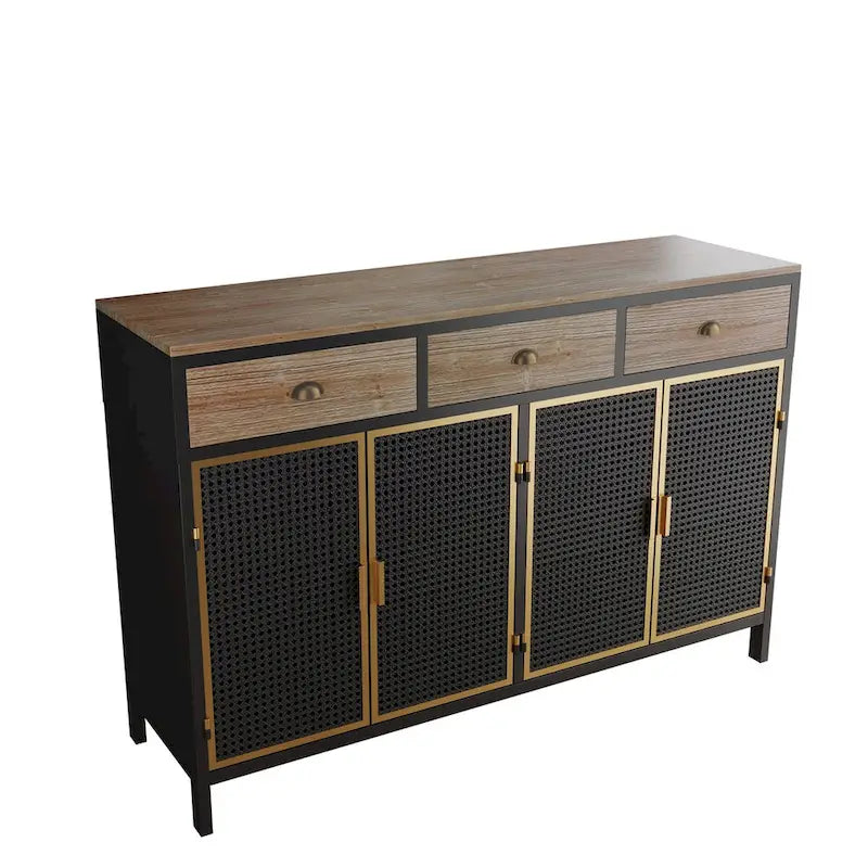 Buffet moderne avec tiroirs et portes