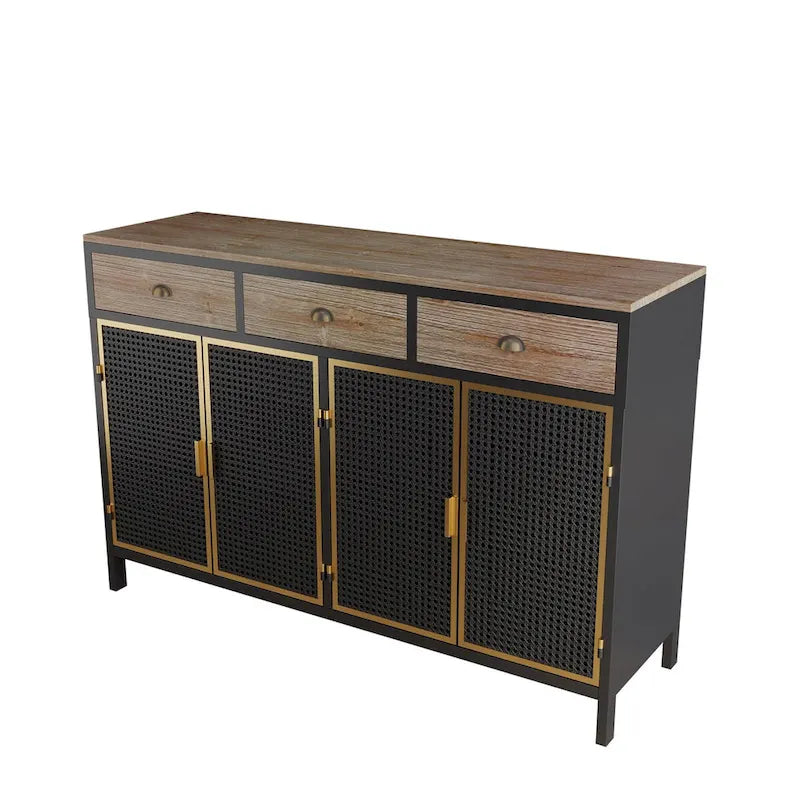 Buffet moderne avec tiroirs et portes