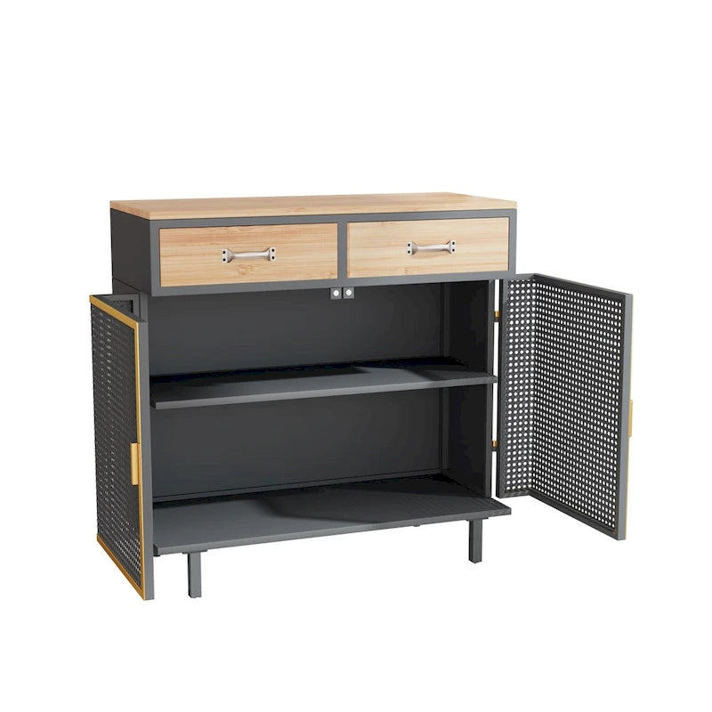 Buffet moderne avec tiroirs et portes