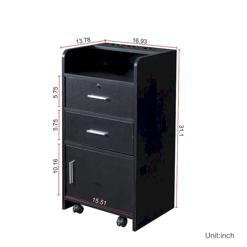 Armoire de rangement verrouillable avec tiroir