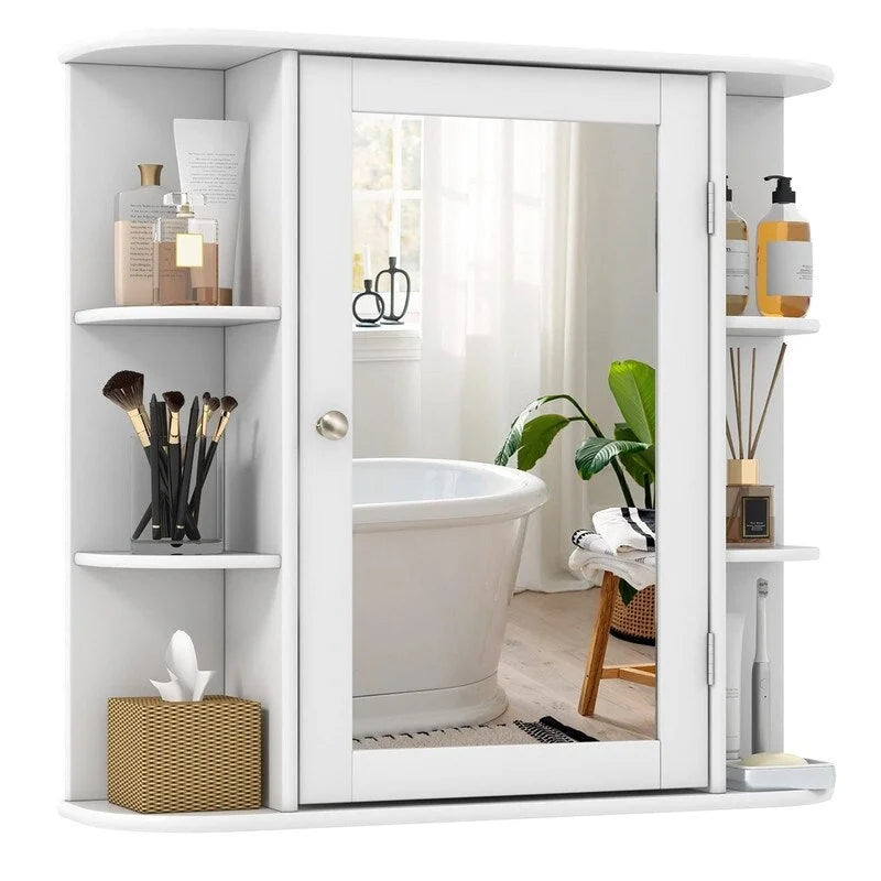 Armoire de toilette avec miroir - 6.5P x 26L x 25H